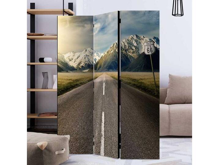 Leinwand Paravent Fotoprint ROUTE 66 Berglandschaft Motiv von 4Home