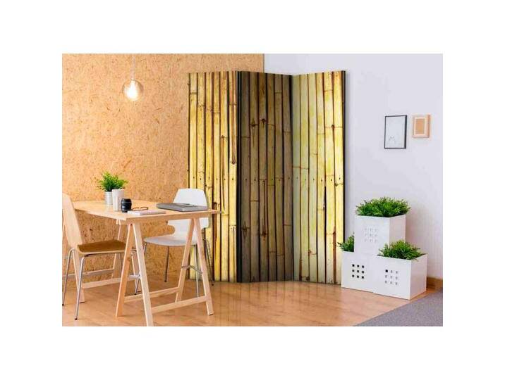 Leinwand Paravent im Bambus Dekor modern von 4Home