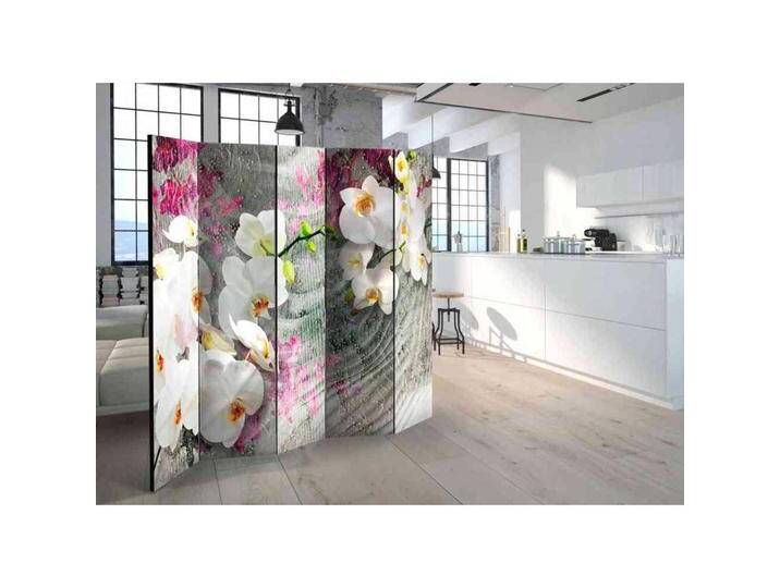 Leinwand Paravent mit Orchideen Blüten 5-teilig von 4Home