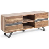 Loft TV Lowboard aus Akazie Massivholz 160 cm von 4Home