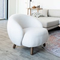 Lounge Sessel in Offwhite Skandi Design von 4Home