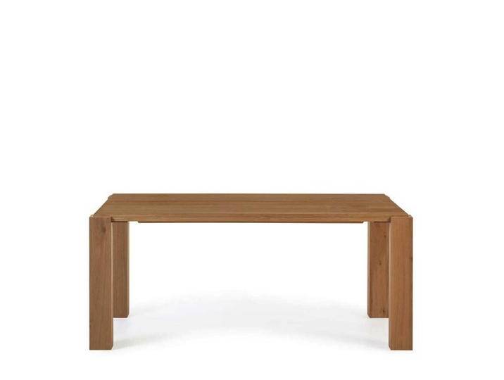 Moderner Esszimmer Tisch in Eichefarben Vierfußgestell von 4Home