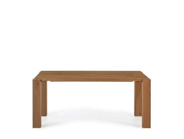 Moderner Esszimmer Tisch in Eichefarben Vierfußgestell Moderner Esszimmer Tisch in Eichefarben Vierfußgestell von 4Home