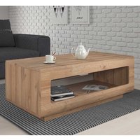 Moderner Sofatisch in Eichefarben 110 cm breit 44 cm hoch von 4Home