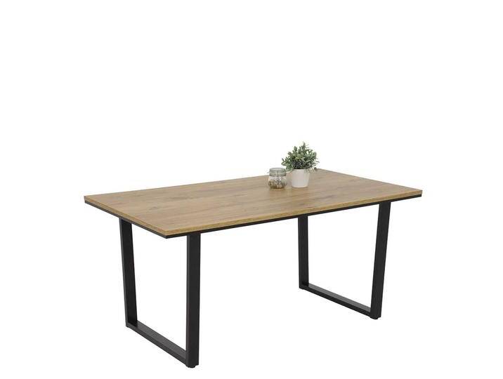 Moderner Tisch Loft Stil in Zinneichefarben und Schwarz 160 cm breit Moderner Tisch Loft Stil in Zinneichefarben und Schwarz 160 cm breit von 4Home