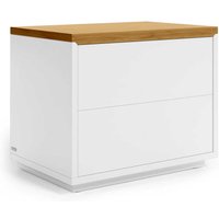 Nachttisch Schrank im Skandi Design zwei Schubladen von 4Home