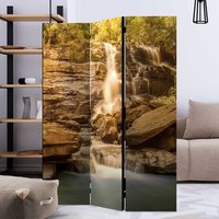 Naturmotiv Paravent Mehrfarbig Wasserfall Foto von 4Home