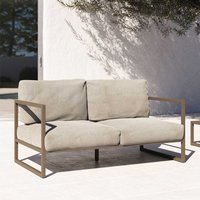 Outdoor Lounge Sofa in modernem Design Metall Bügelgestell von 4Home