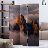 Paravent Fotodruck mit Berglandschaft Motiv Landhausstil von 4Home