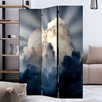 Paravent Sichtschutz blickdicht Himmel - Wolken Motiv von 4Home