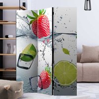 Paravent Stellwand in Bunt Obst Motiv von 4Home