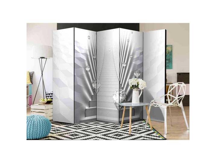Paravent Trennwand mit Treppenaufgang und Diamanten 225 cm breit von 4Home