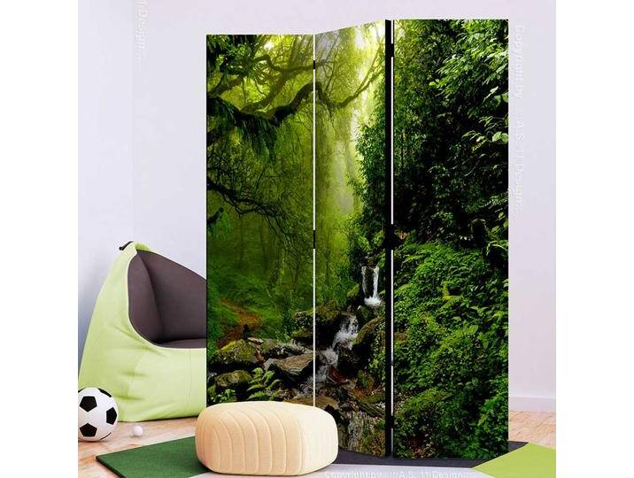 Paravent Wald Motiv in Grüntönen 135 oder 225 cm Breite von 4Home