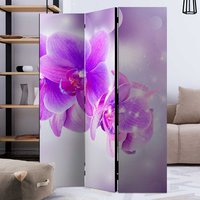 Paravent floral mit Phalaenopsis Motiv Pink von 4Home