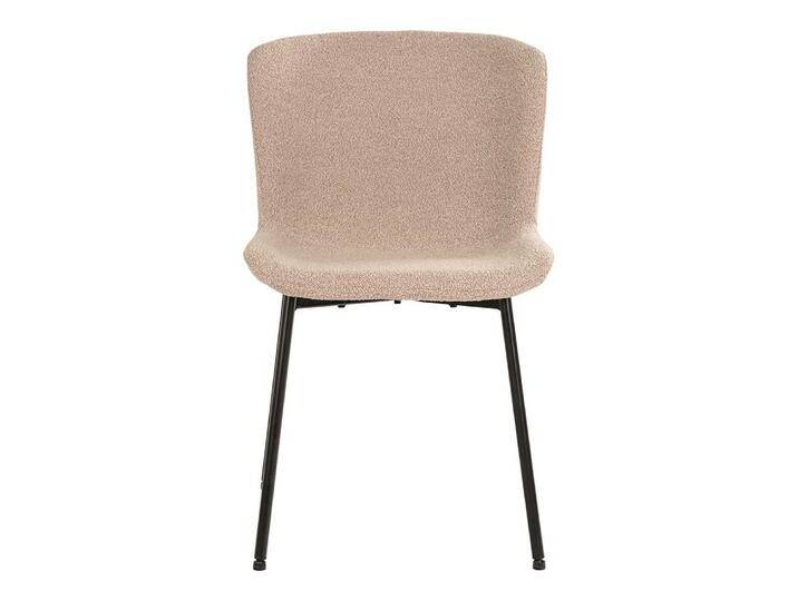 Polsterstuhl Esszimmer Stühle im Skandi Design mit Gestell aus Metall (2er Set) von 4Home