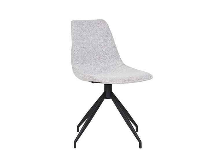 Polsterstuhl Küchenstuhl in Beige und Schwarz (2er Set) von 4Home