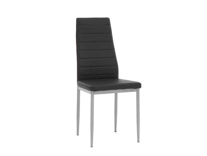Polsterstuhl Set in Schwarz Metall (4er Set) von 4Home