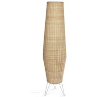 Rattan Stehleuchte im Skandi Design 120 cm hoch 32 cm breit von 4Home