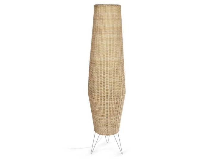 Rattan Stehleuchte im Skandi Design 120 cm hoch 32 cm breit Rattan Stehleuchte im Skandi Design 120 cm hoch 32 cm breit von 4Home