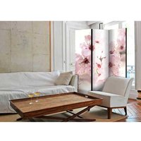 Raumteilerparavent mit Leinwand Füllung Kirschblüten Motiv von 4Home