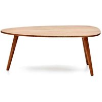 Retrostil Sofa Tisch aus Akazie Massivholz Tischplatte in Wankelform von 4Home
