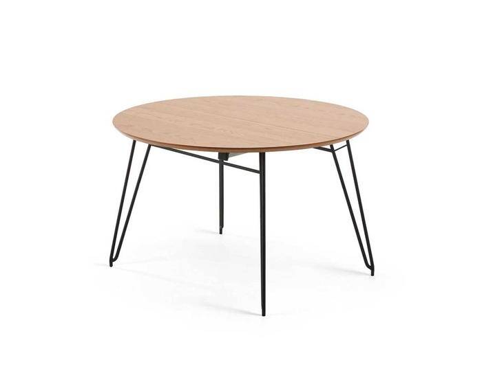 Runder Küchentisch mit Kulissenauszug Retro Design von 4Home
