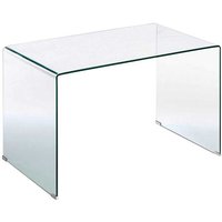 Schreibtisch aus Spiegelglas 125 cm breit von 4Home