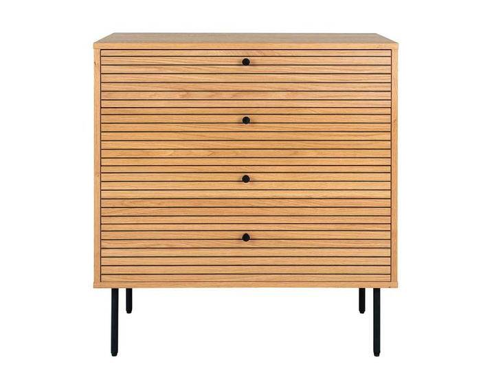 Schubkastenkommode Kommode in Eichefarben 80 cm breit von 4Home