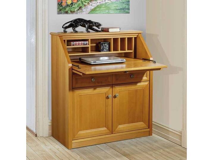 Sekretärschrank mit Kirschbaum furniert klassischen Design von 4Home