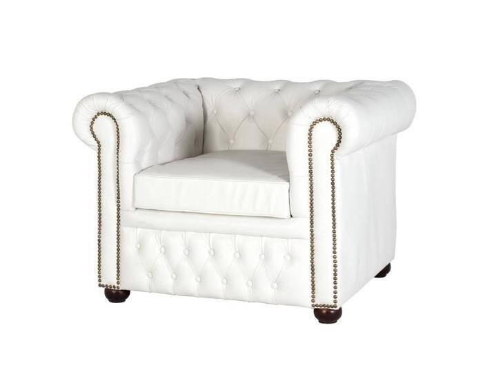 Sessel Einzelsessel aus Echtleder im Chesterfield Look Sessel Einzelsessel aus Echtleder im Chesterfield Look von 4Home