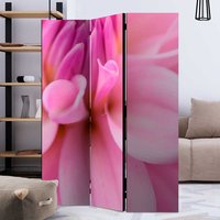 Sichtschutz Wand in Pink und Rosa Nahaufnahme Dahlie von 4Home