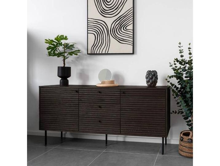 Sideboard Große Kommode mit Drehtüren in Holz Braun von 4Home