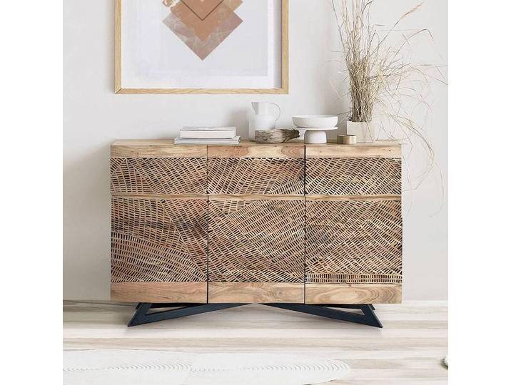 Sideboard Kommode aus Akazie Massivholz 3 türig von 4Home