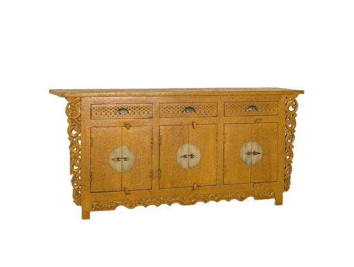 Sideboard Kommode aus Massivholz geschnitzt von 4Home