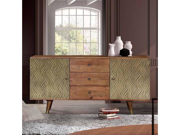 Sideboard Kommode mit Metall beschichtet in Bronzefarben von 4Home
