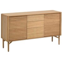 Skandi Sideboard in Eichefarben Push to open Funktion von 4Home