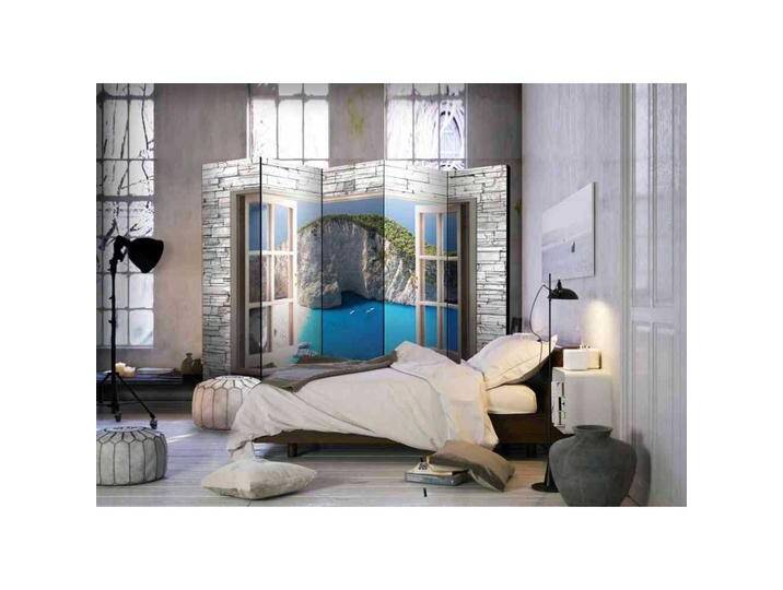 Spanische Trennwand mit Blick auf eine Bucht 225 cm breit von 4Home