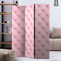 Spanische Wand in Rosa Fichte Massivholz Rahmen von 4Home