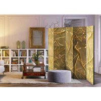 Spanischer Raumteiler in Blattgold Optik 225 cm breit von 4Home