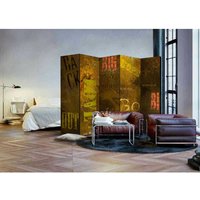 Spanischer Raumteiler mit Wörter Motiven 225 cm breit von 4Home