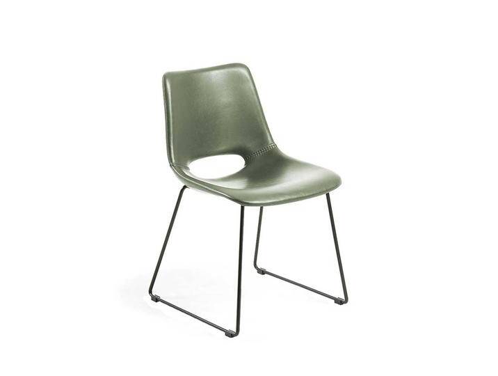 Stapelstuhl in Oliv Grün Metallbügeln (2er Set) von 4Home