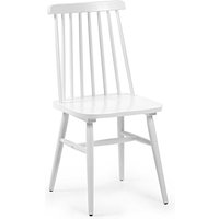 Stühle in Weiß massiv verstrebter Lehne (2er Set) von 4Home