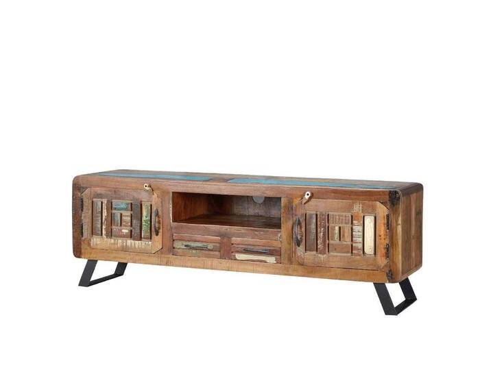 TV Lowboard Fernsehboard mit Türen und Metallgriffen TV Lowboard Fernsehboard mit Türen und Metallgriffen von 4Home