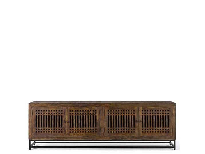 TV Lowboard TV Board mit Türen und Vierfußgestell aus Metall TV Lowboard TV Board mit Türen und Vierfußgestell aus Metall von 4Home