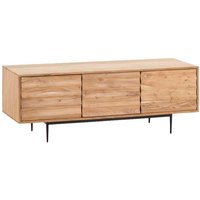 TV Sideboard aus Akazie Massivholz 50 cm hoch von 4Home