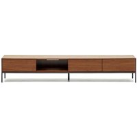 TV Unterschrank Nussbaum mit Push to open Funktion 195 cm breit von 4Home