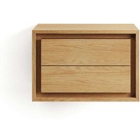 Teakholz Badezimmer Unterschrank im Skandi Design 60 cm breit von 4Home