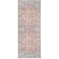 Teppich Vintage in Blau und Orange orientalischen Muster von 4Home