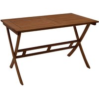 Terrassen Klapptisch aus Eukalyptusholz 120 cm breit von 4Home