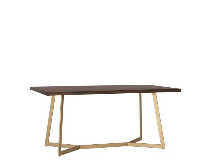 Tisch Massivholz Esstisch mit Bügelgestell in rechteckiger Form von 4Home